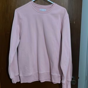 Amazon Essential Men’s Crewneck sweater in Pink